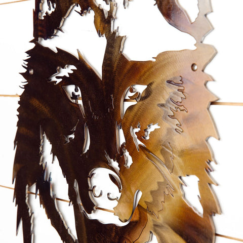 Wolf Metal Wall Art