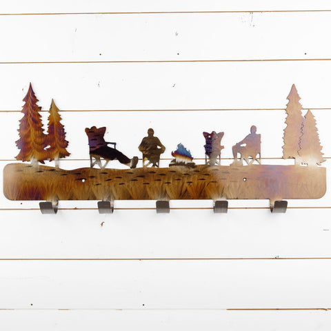 Camping Metal Coat Rack