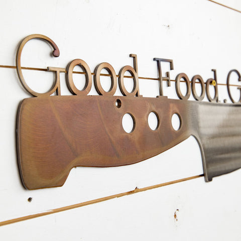 Good Food Metal Wall Art