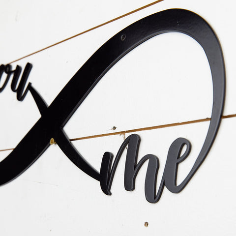 You and Me Metal Wall Art