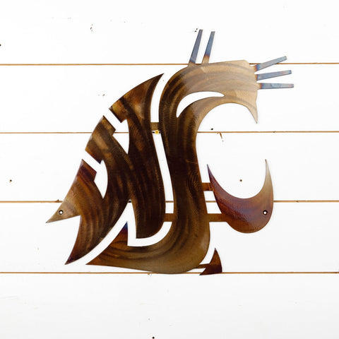 Washington Cougars Metal Wall Art