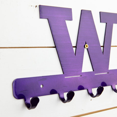 University of Washington Huskies Metal Keychain Holder