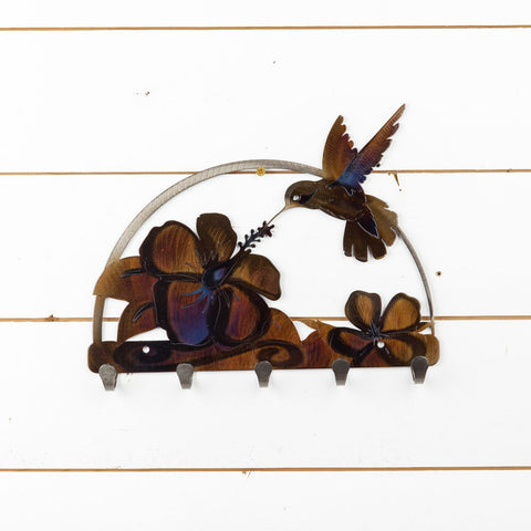 Hummingbird Metal Keychain Holder