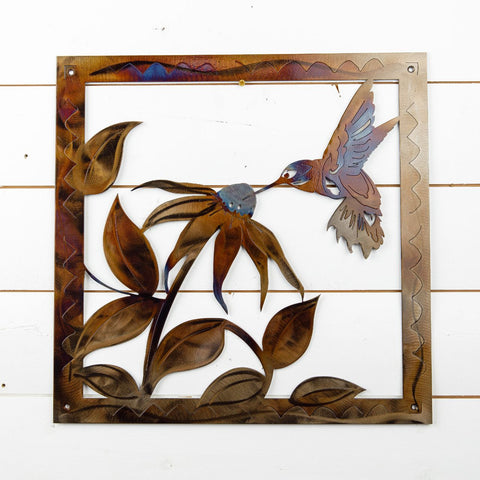 Hummingbird Metal Wall Art