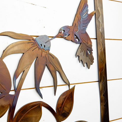 Hummingbird Metal Wall Art