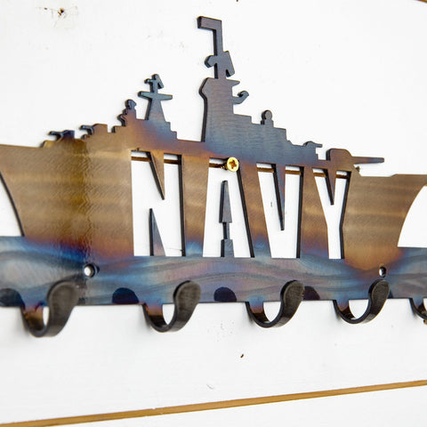 US NAVY Metal Keychain Holder
