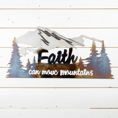 Faith Metal Wall Art