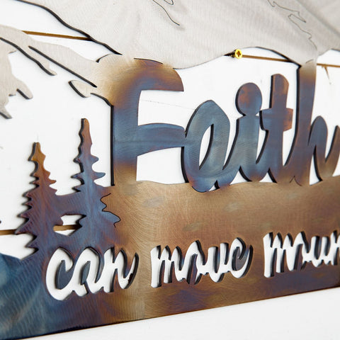 Faith Metal Wall Art