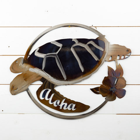 Turtle Metal Wall Art