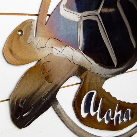 Turtle Metal Wall Art