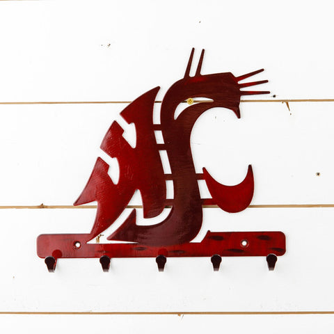 Washington Cougars Metal Keychain Holder