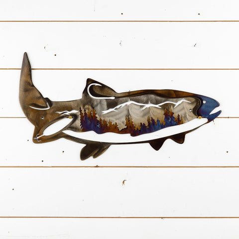 Fish Scene Metal Wall Art