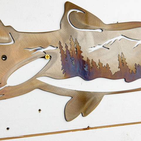 Fish Scene Metal Wall Art