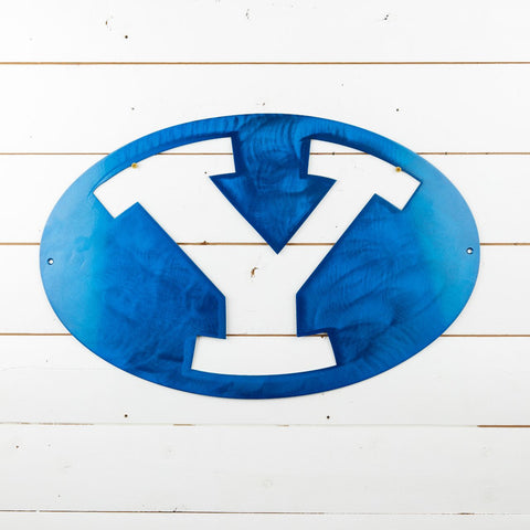 Brigham Young University BYU Cougars Metal Wall Art