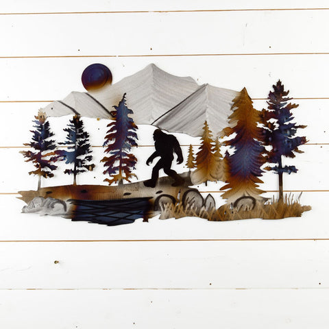 Bigfoot Metal Wall Art