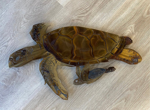 Turtle Metal Wall Art