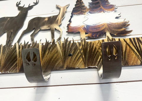 Deer Metal Coat Rack