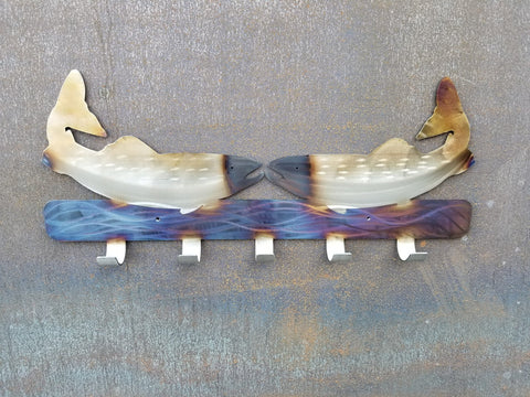 Fish Metal Coat Rack
