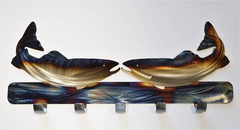 Fish Metal Coat Rack