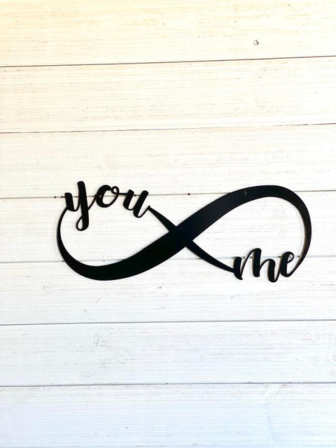 You and Me Metal Wall Art