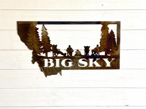 Montana Metal Wall Art