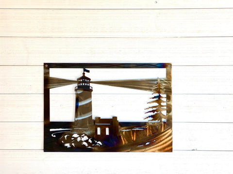 Lighthouse Metal Wall Art