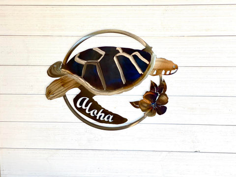 Turtle Metal Wall Art