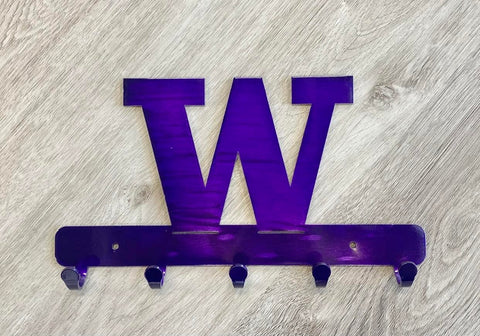 University of Washington Huskies Metal Keychain Holder