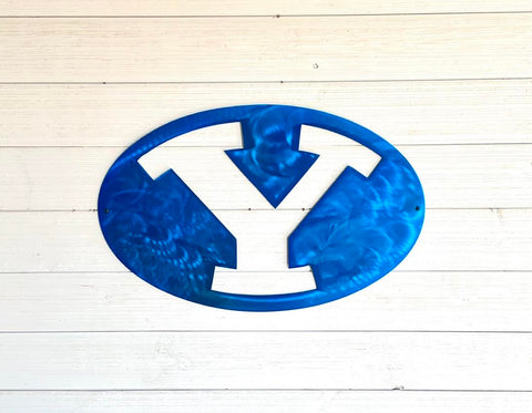 Brigham Young University BYU Cougars Metal Wall Art