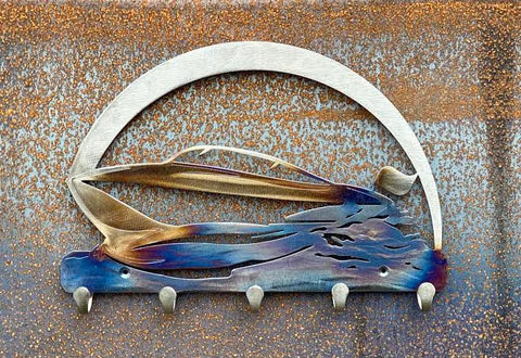 Boat Metal Keychain Holder