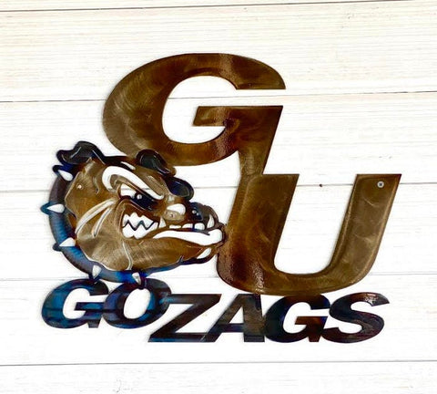 Gonzaga Bulldogs Metal Wall Art