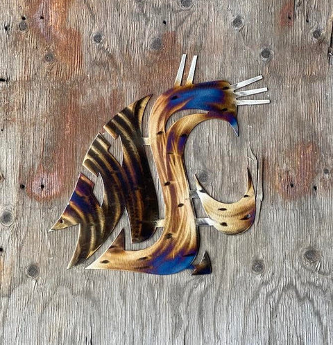 Washington Cougars Metal Wall Art