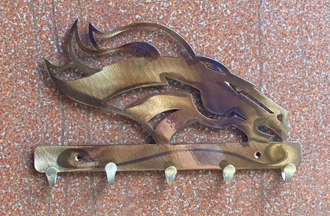 Mustang Metal Keychain Holder