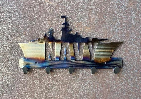 US NAVY Metal Keychain Holder