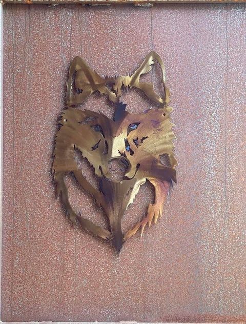 Wolf Metal Wall Art