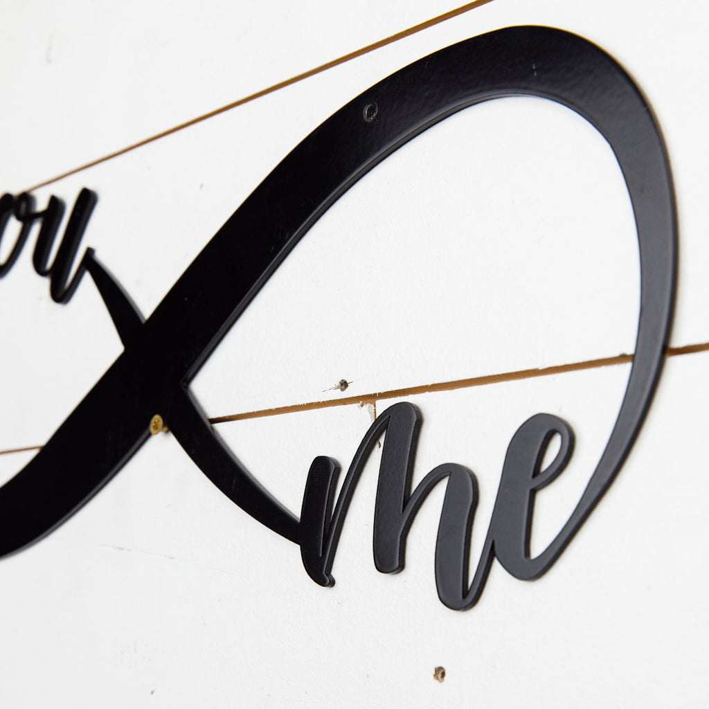 You and Me Metal Wall Art