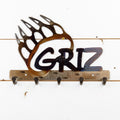 Montana Griz Metal Keychain Holder