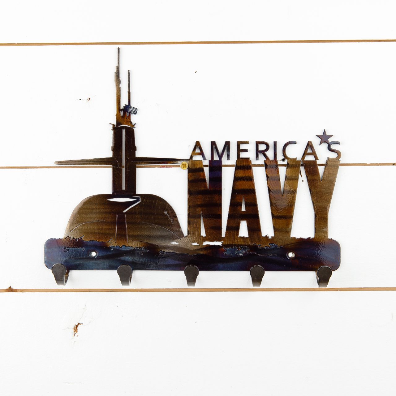 US NAVY Metal Keychain Holder