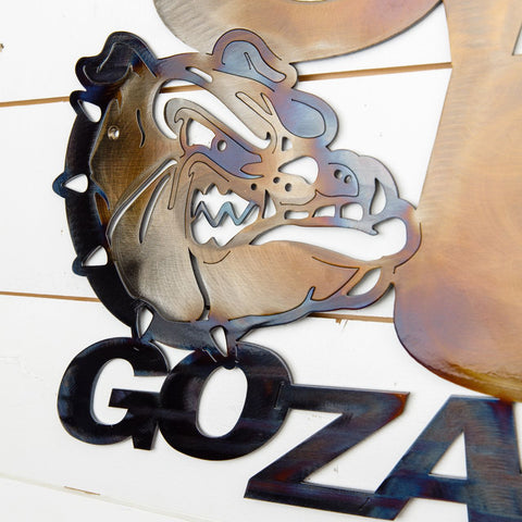 Gonzaga Bulldogs Metal Wall Art