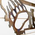 Montana Griz Metal Wall Art