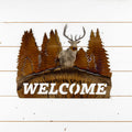 Elk Metal Welcome Sign