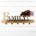 Family Tree Metal Coat Rack
