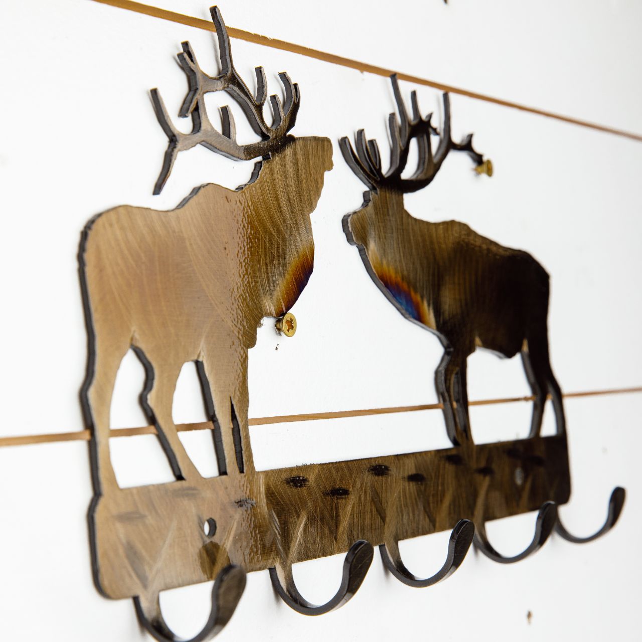Elk Metal Keychain Holder