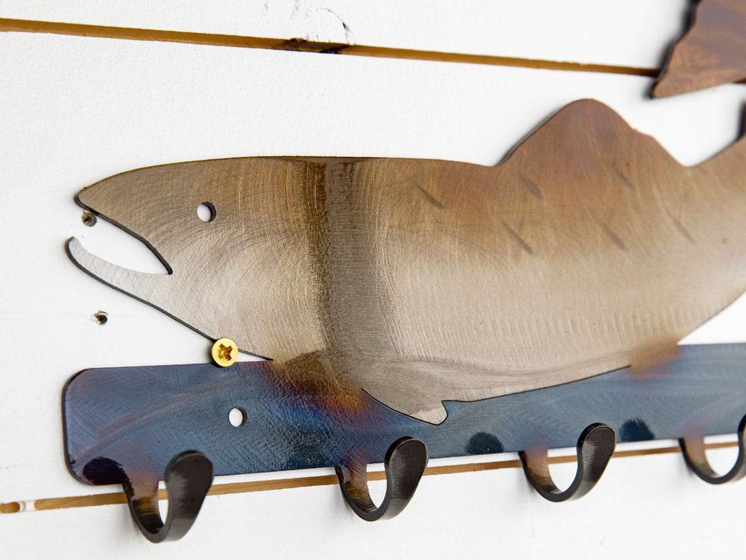 Fish Metal Keychain Holder Iron Mountain Studios