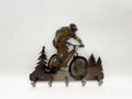 Mountain Biker Keychain Holder