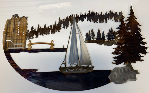 Coeur d'Alene Lake and Resort Wall Art