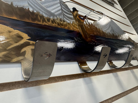 Fisherman Metal Coat Rack