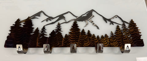 Mountain Metal Coat Rack