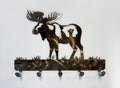 Moose Metal Keychain Holder