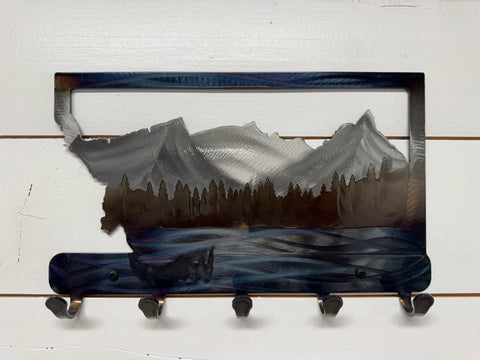 Montana Metal Keychain Holder